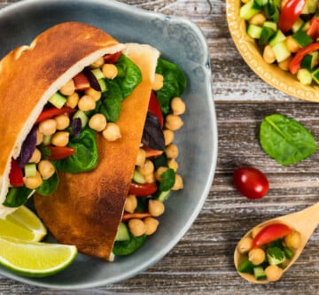 Mediterranean Stuffed Pita From Dietitian Group