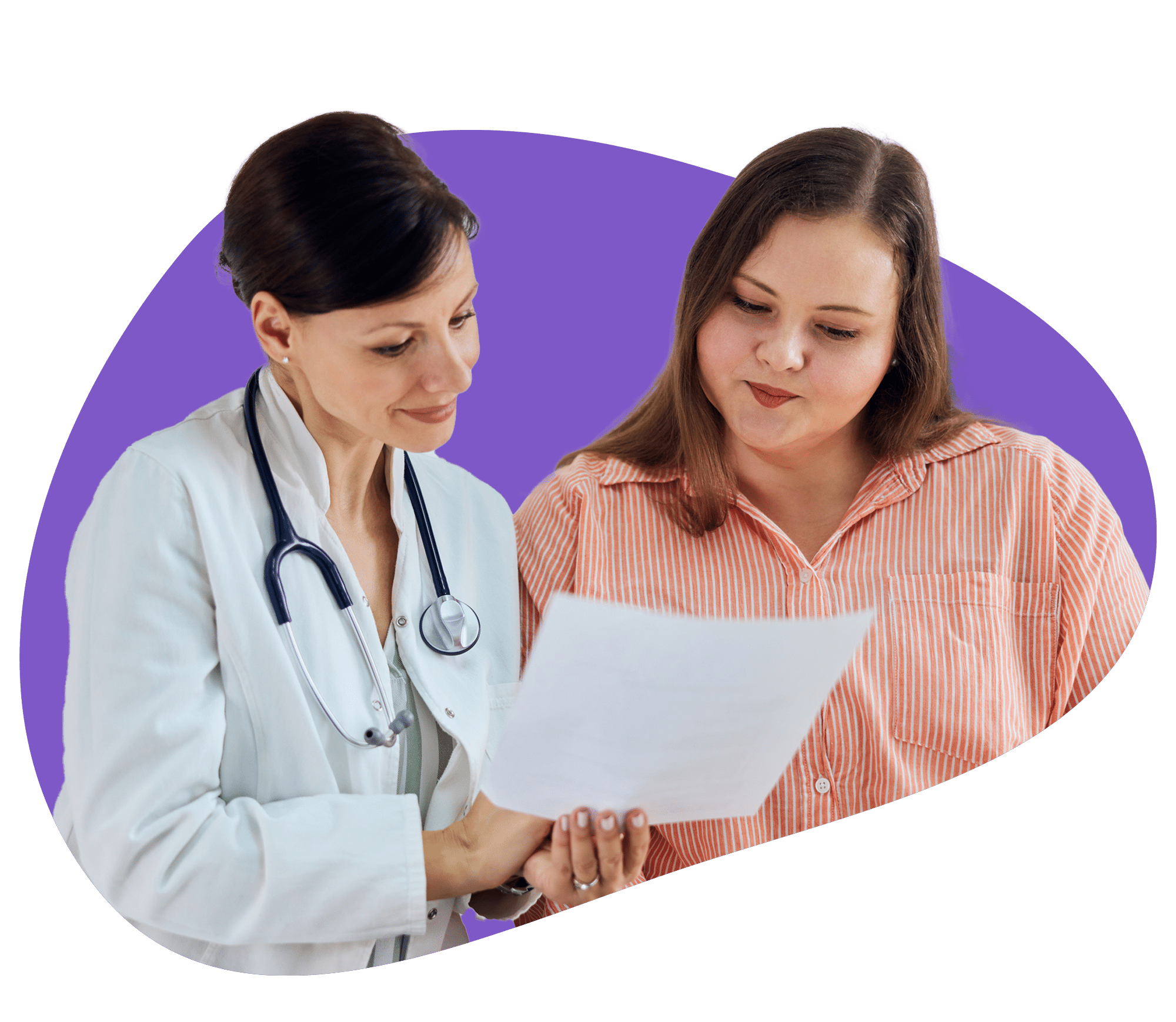 Doctor Patient From Dietitian Group