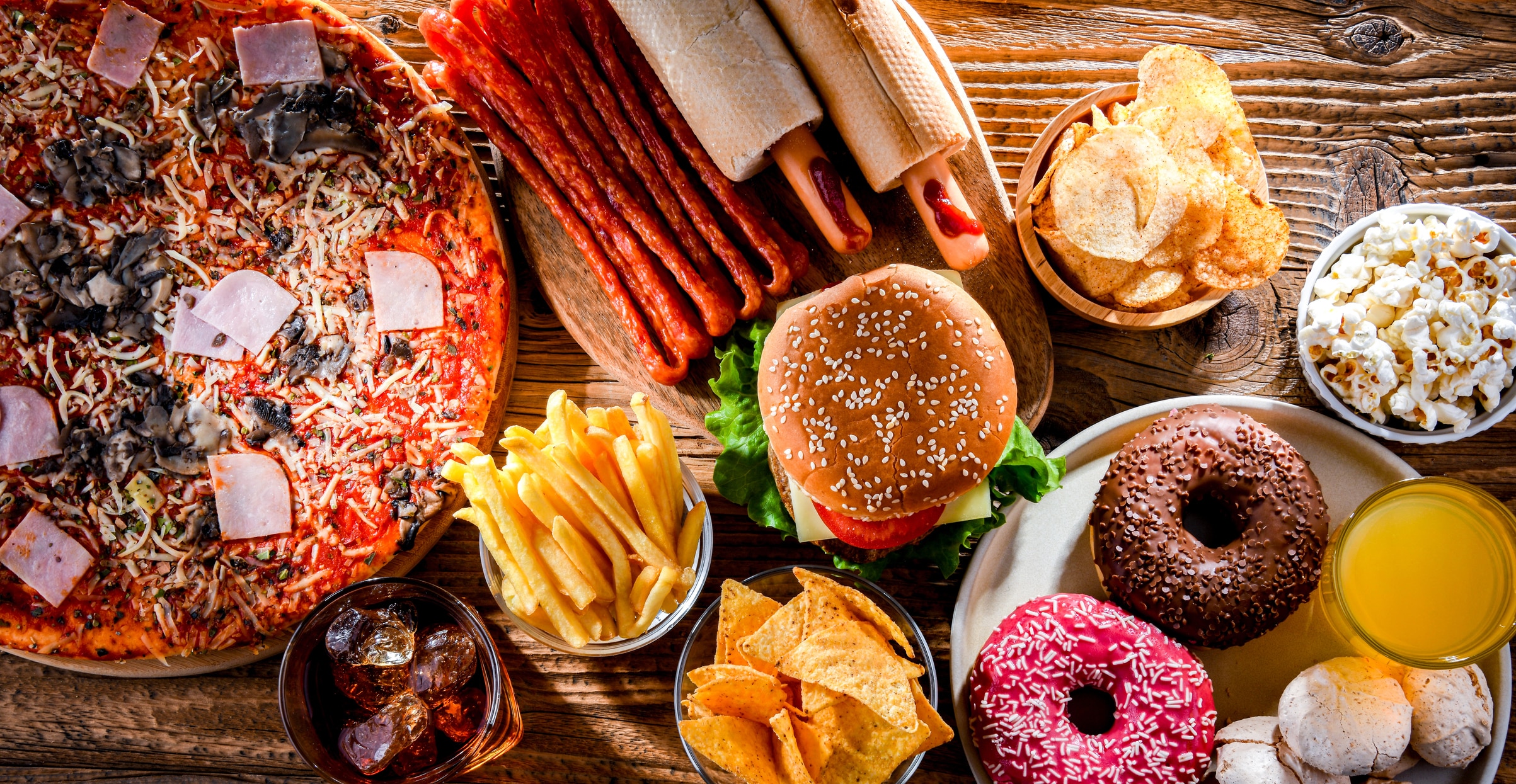 Foods Enhancing The Risk Of Cancer. Junk Food