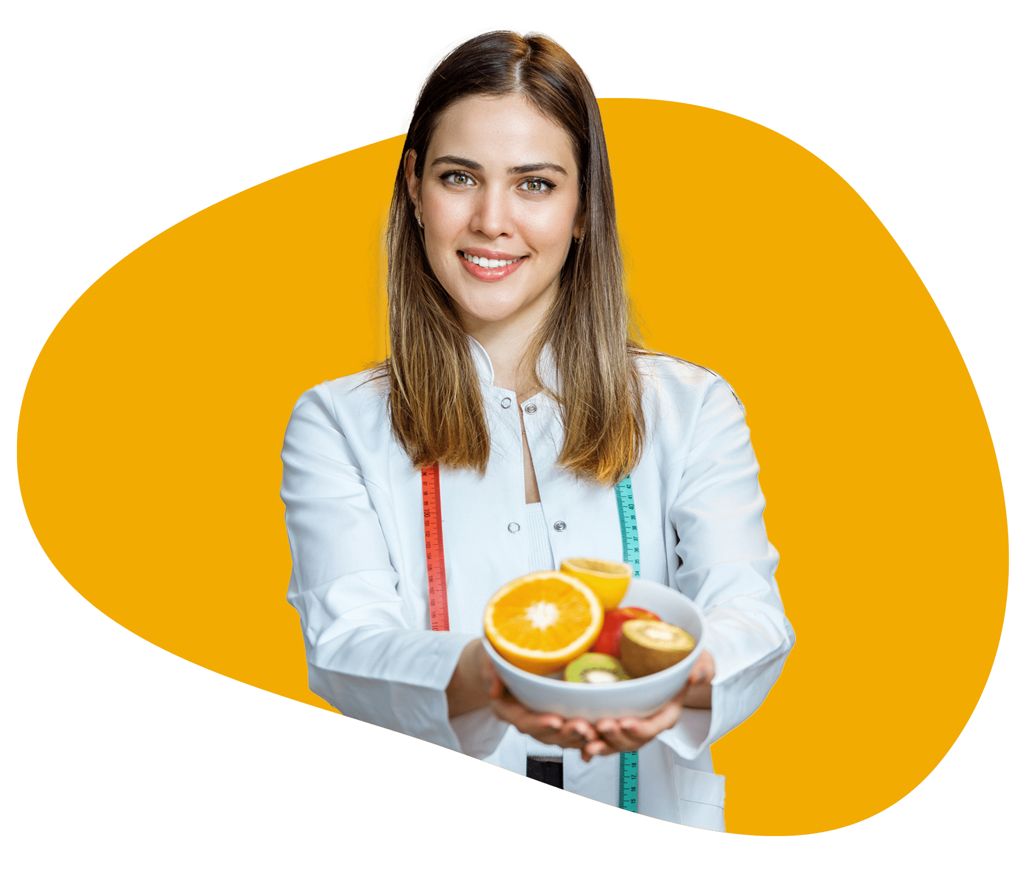 Woman Orange From Dietitian Group