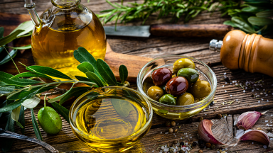 Olives and olive oil