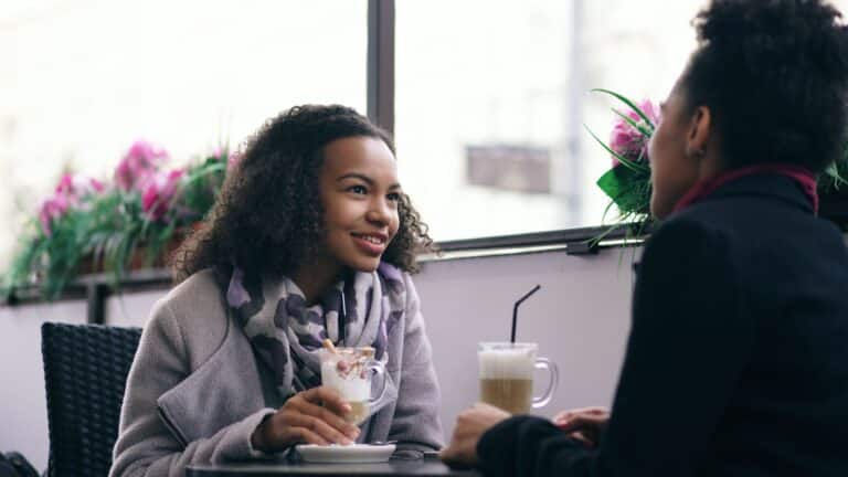 Nutrition Counseling With A Dietitian Nutritionist That Feels Like Two Friends Enjoying Coffee Together.