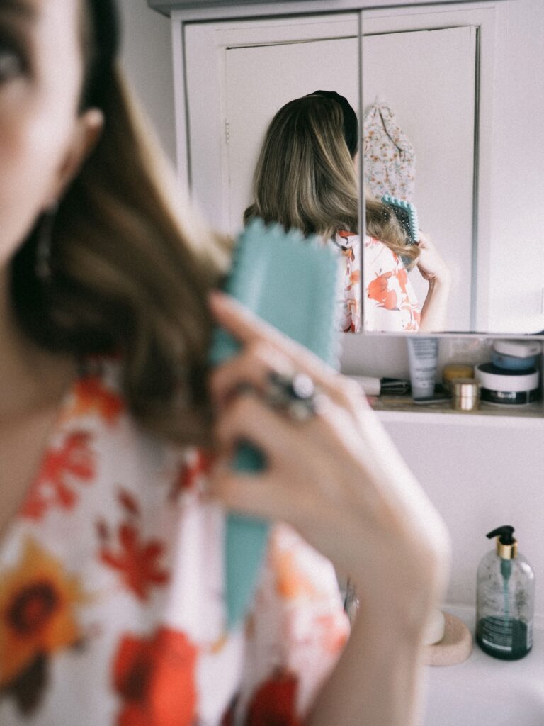 Woman Experiencing Hair Loss On Glp-1 Medication